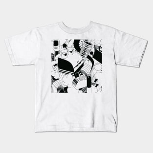 Toy Dream_Black and White Kids T-Shirt